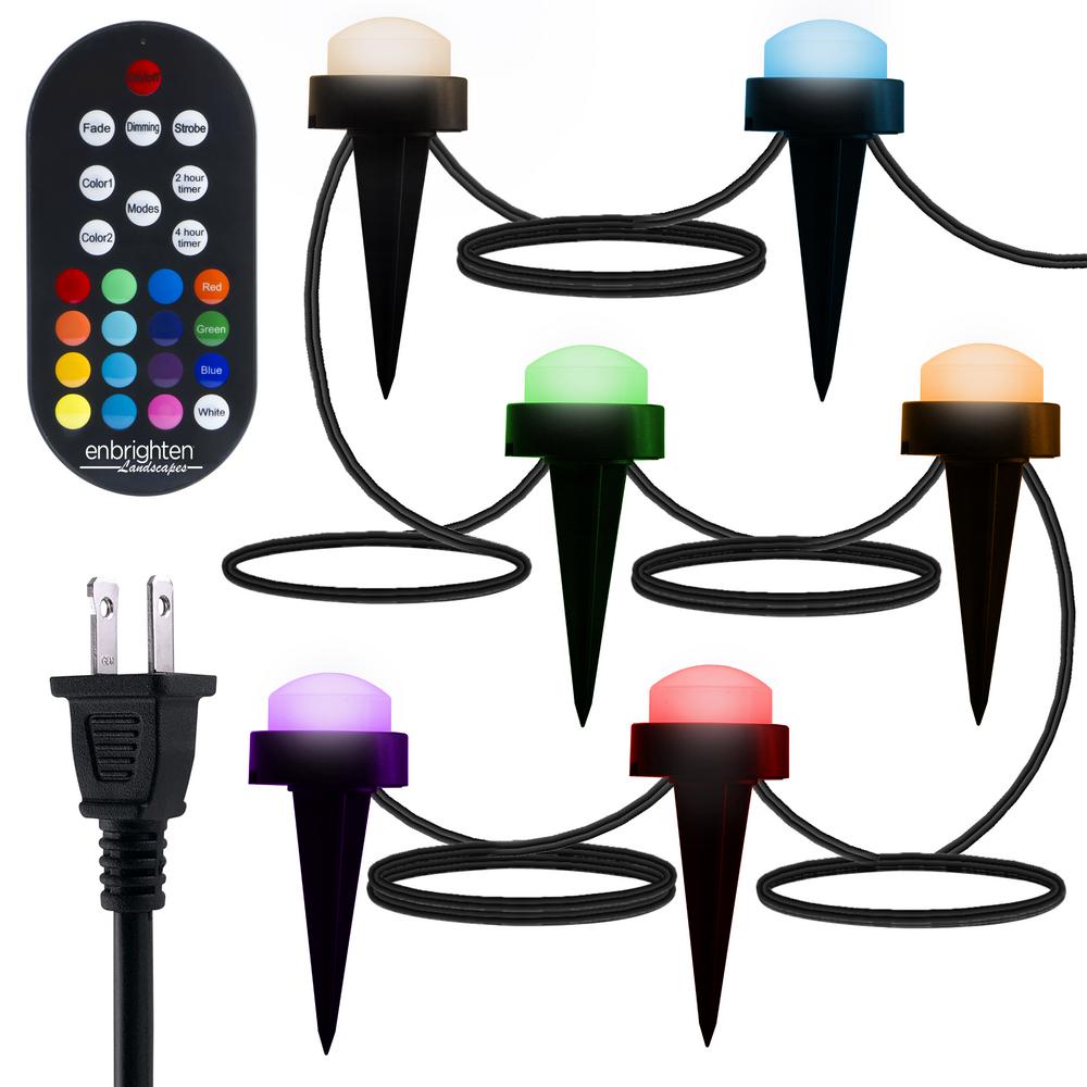 Enbrighten Seasons Mini Puck Color Changing Led Landscape Lights Mini Puck Color Changing Led Landscape