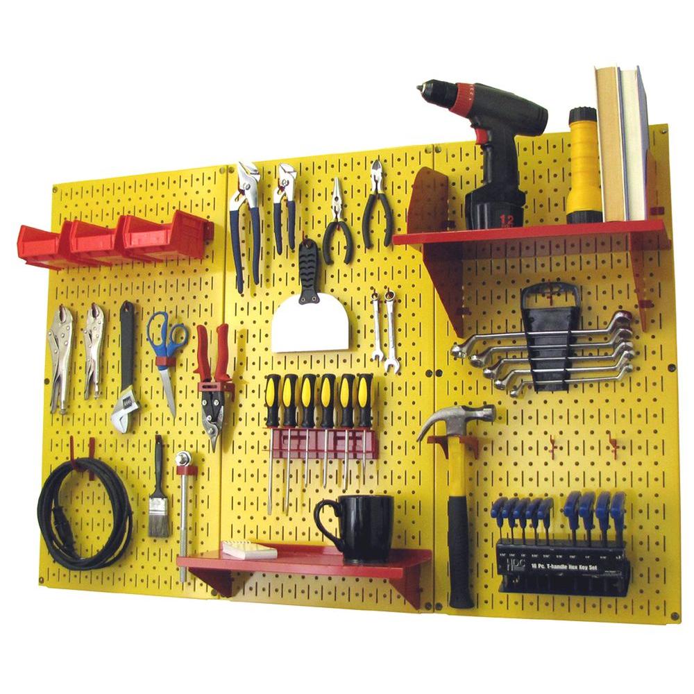 4ft Metal Pegboard Standard Workbench Tool Organizer Garage Pegboard 5FE