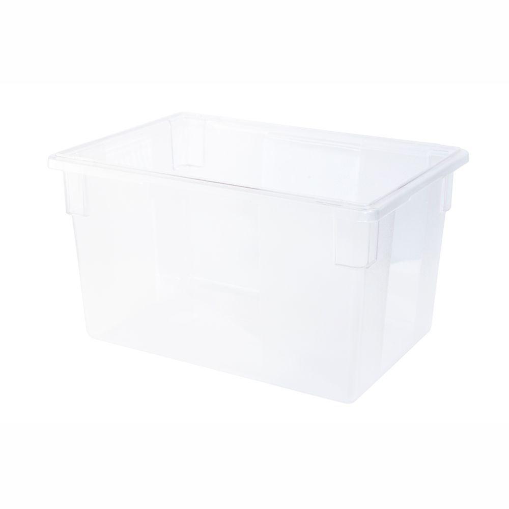 Rubbermaid Commercial Products 5 gal. Clear Food/Tote Box-RCP3304CLE ...