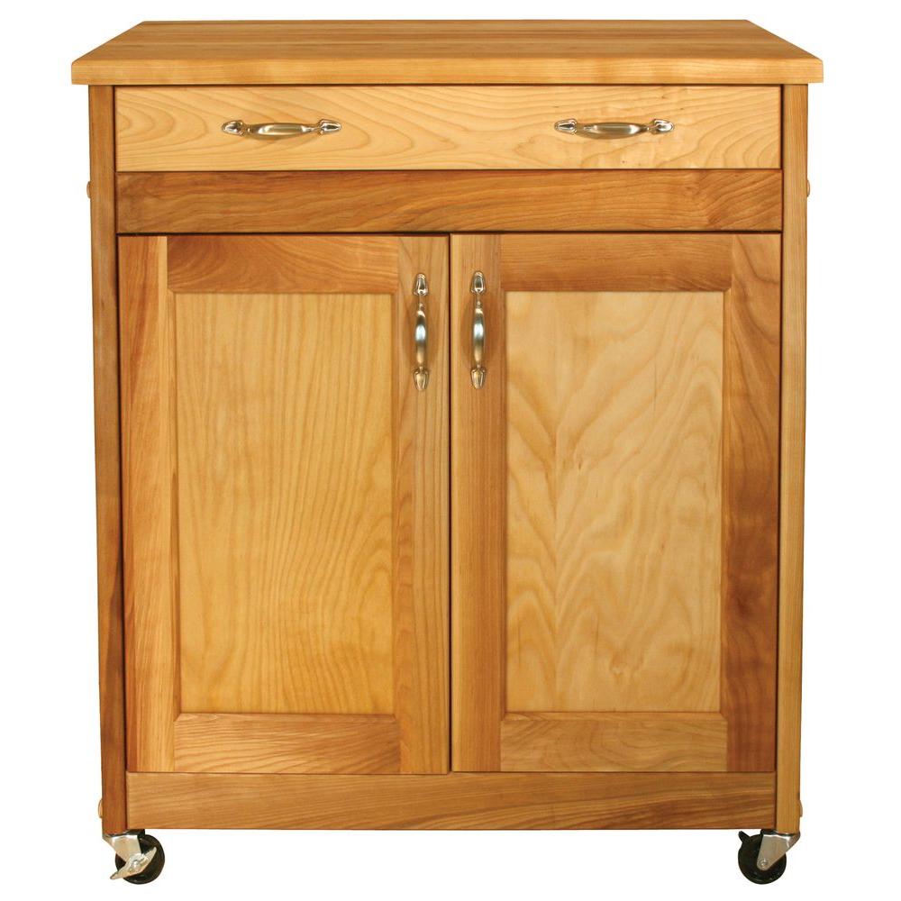 Natural Wood Catskill Craftsmen Kitchen Carts 53017 64 1000 