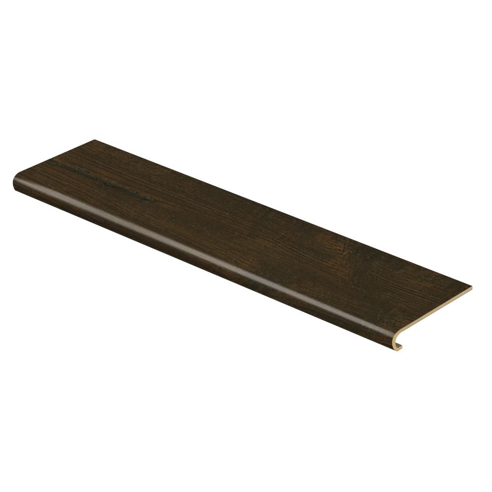 Cap A Tread Java Scraped Oak 94 in. Length x 121/8 in. Deep x 111/16