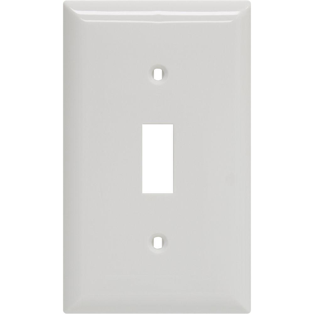 UPC 043180400260 product image for GE Lighting Wall Plates Single Toggle Switch Wall Plate - White 40026 | upcitemdb.com