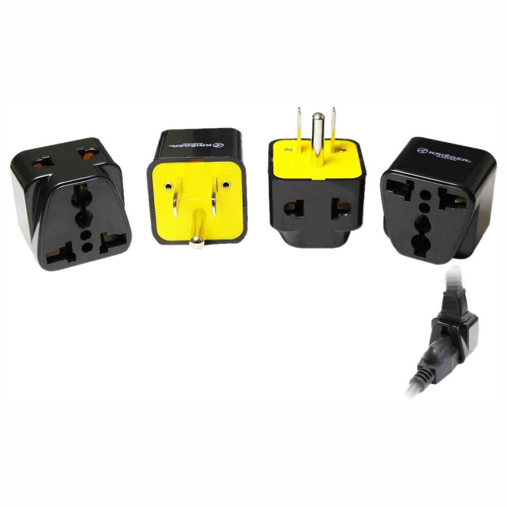 5x UK TO USA//AMERICA PLUGS Travel Adapter US Adaptor Japan Canada Asia 2 Pin