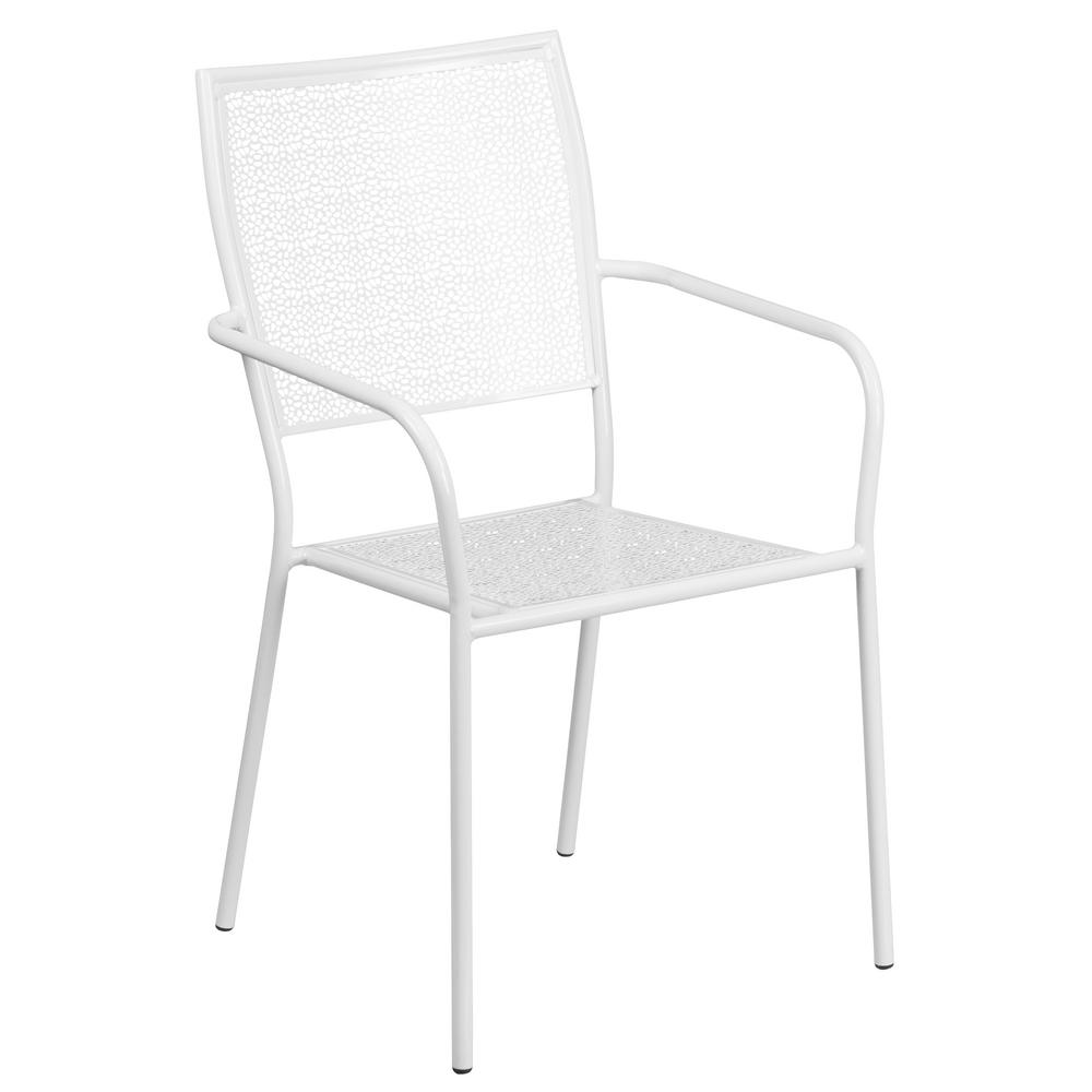White Outdoor Dining Chairs Patio The Home Depot White Outdoor Dining Chairs Patio
