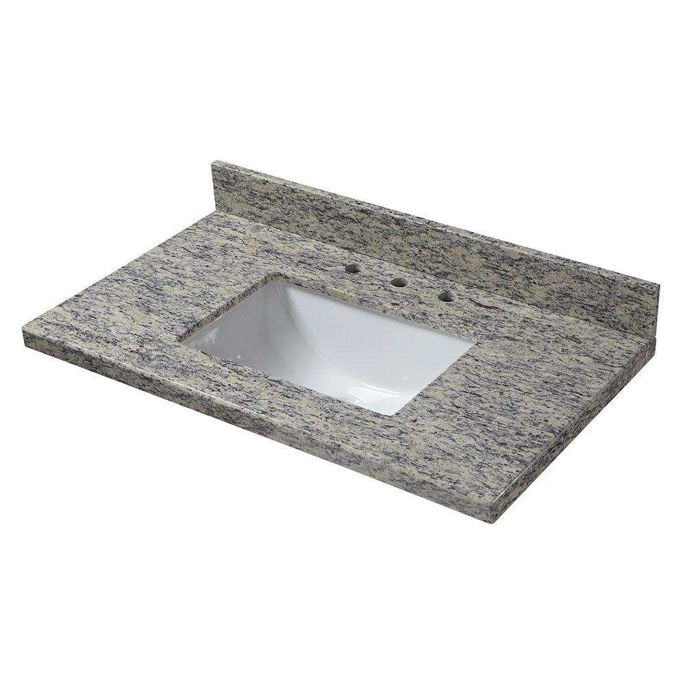 Home Decorators Collection 31 In W X 22 D Granite Vanity Top Home Decorators Collection 31 In W X 22 D Granite Vanity Top
