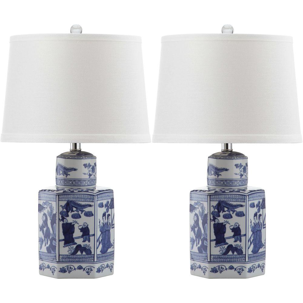 Safavieh Judy 27 In Antique White Table Lamp With Off Shade Antique White Table Lamp With Off Shade Set Of 2