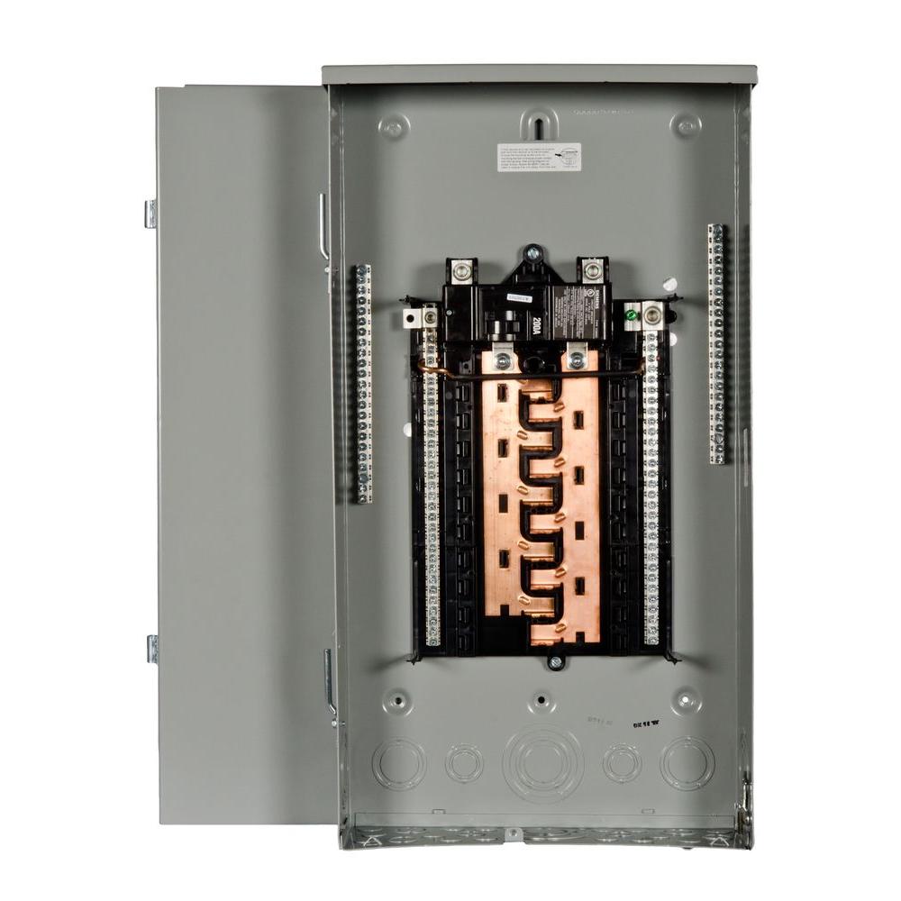 copper Bus Bars with Whole Panel Surge Protection Main Breaker Siemens P4060B1200S140 40 Space Indoor Load Center 200 Amp 60 Circuit