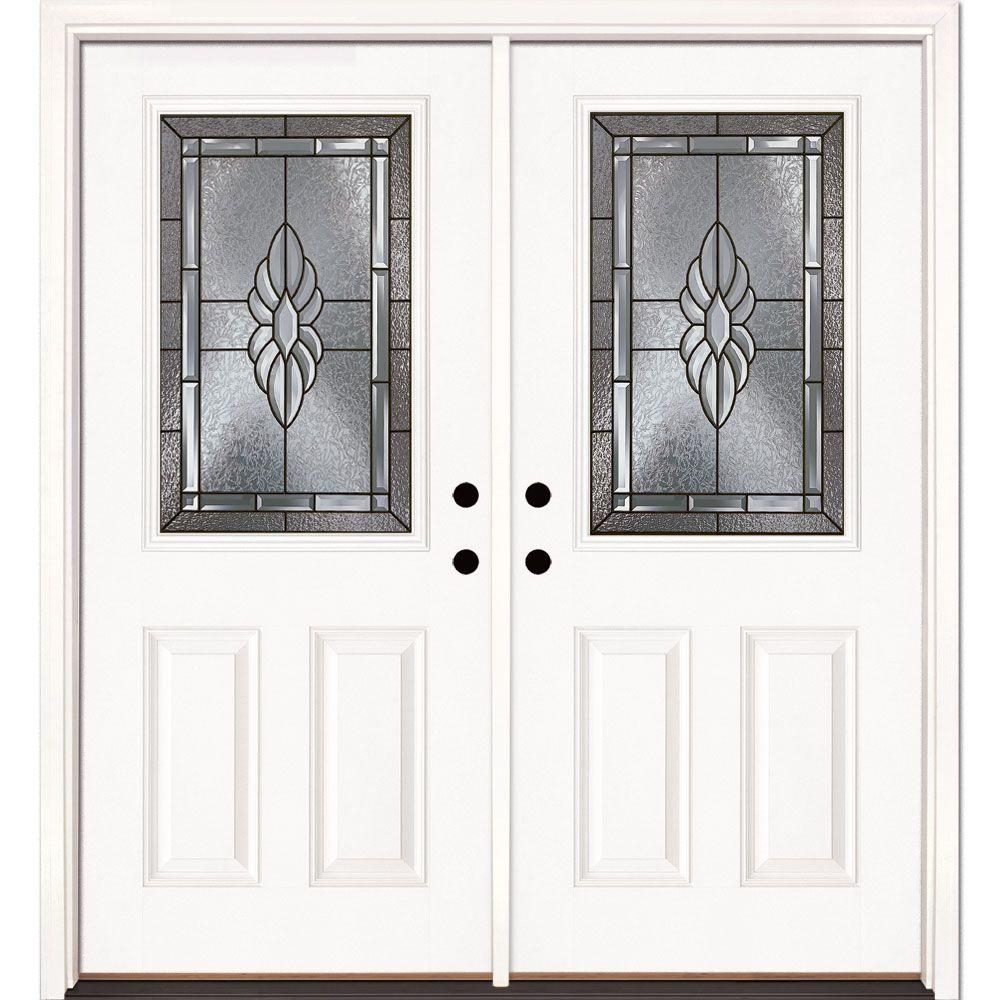 66 X 82 Exterior Prehung Double Door Doors With Glass