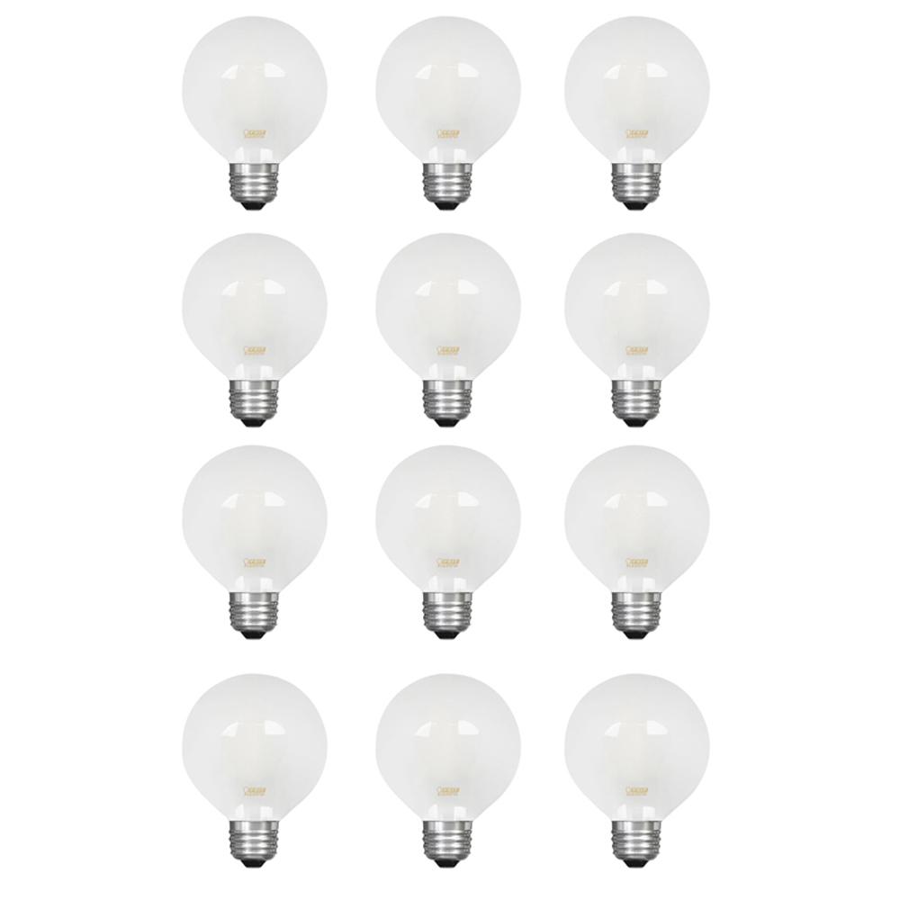 Feit Electric 12 0 449 Led Bulbs Light The Home Depot 40w Equivalent Soft White