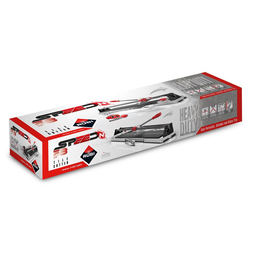 Rubi 28 Inch SpeedN Manual Tile Cutter Porcelain Ceramic Glass Cutting