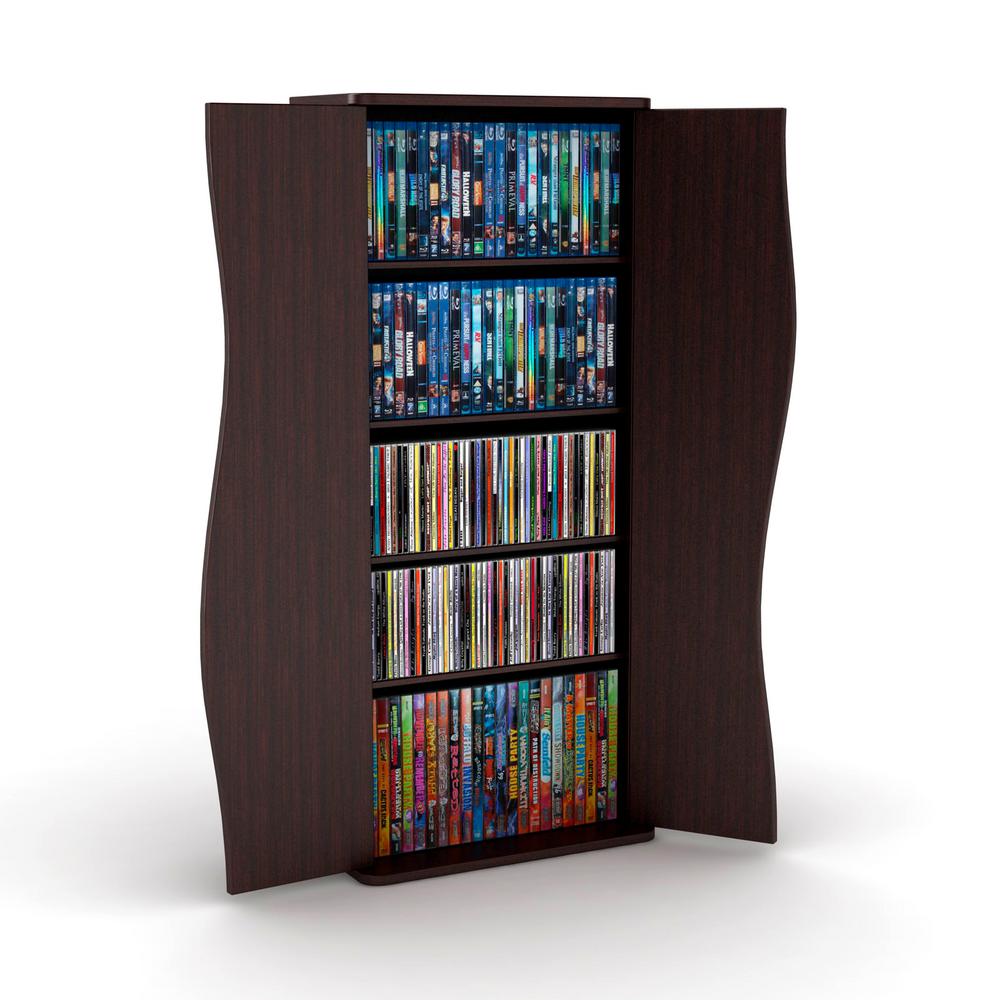 Adjustable Shelves Media Storage Living Room Furniture The