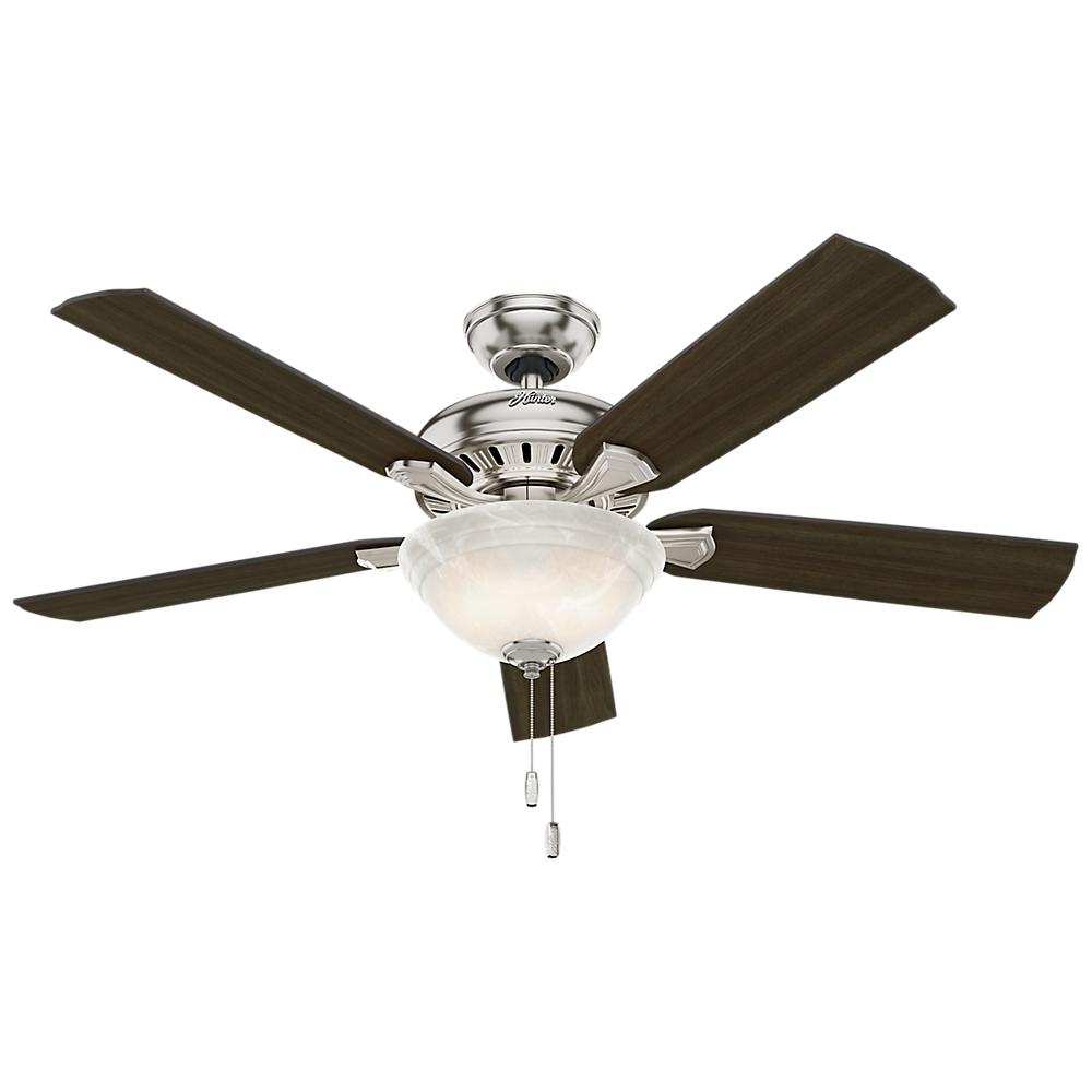 Hunter Fletcher 52 In Indoor Premier Bronze Bowl Ceiling Fan 53359 This Review Is From Fletcher 52 In Indoor Brushed Nickel Bowl Ceiling Fan