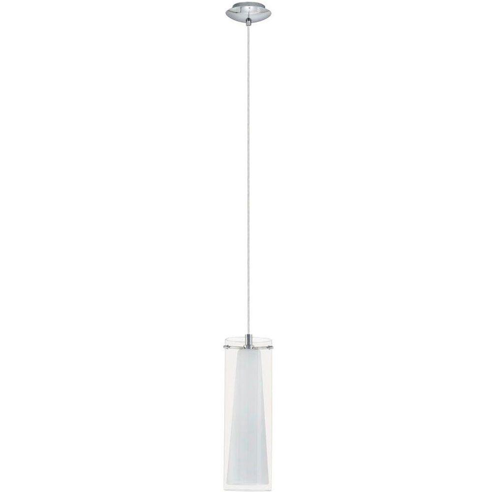 Eglo Pinto 1 Light Chrome Hanging Mini Pendant 20509a The Home Depot 7610