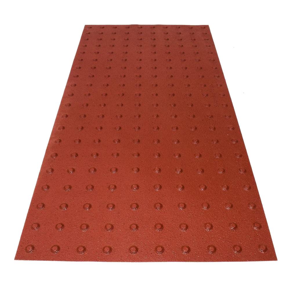 Red Warning Tiles Concrete Cement Masonry The Home Depot Colonial Red Ada Warning Detectable Tile L