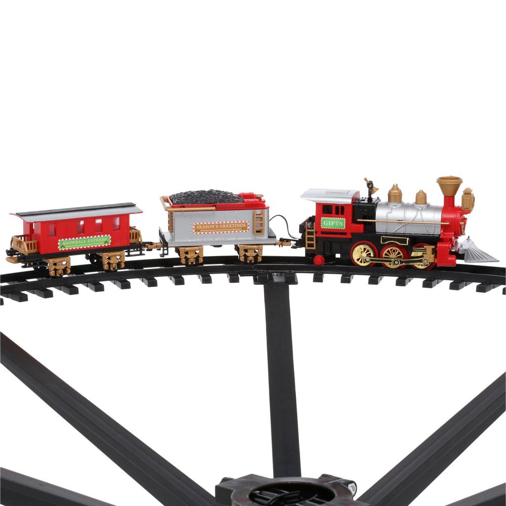 home accents christmas tree train set