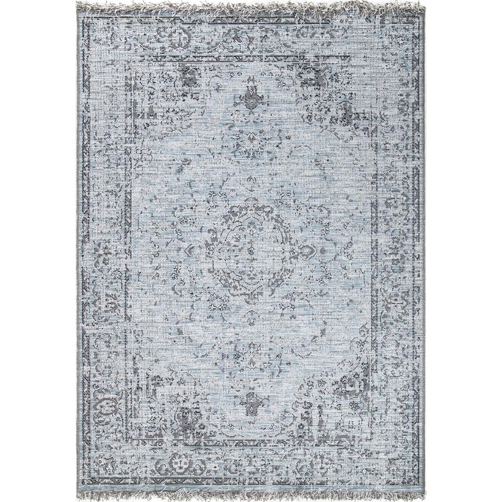 Orian Rugs Charmed I M Sure Blue Indoor Outdoor 8 Ft X 11 Area Rug