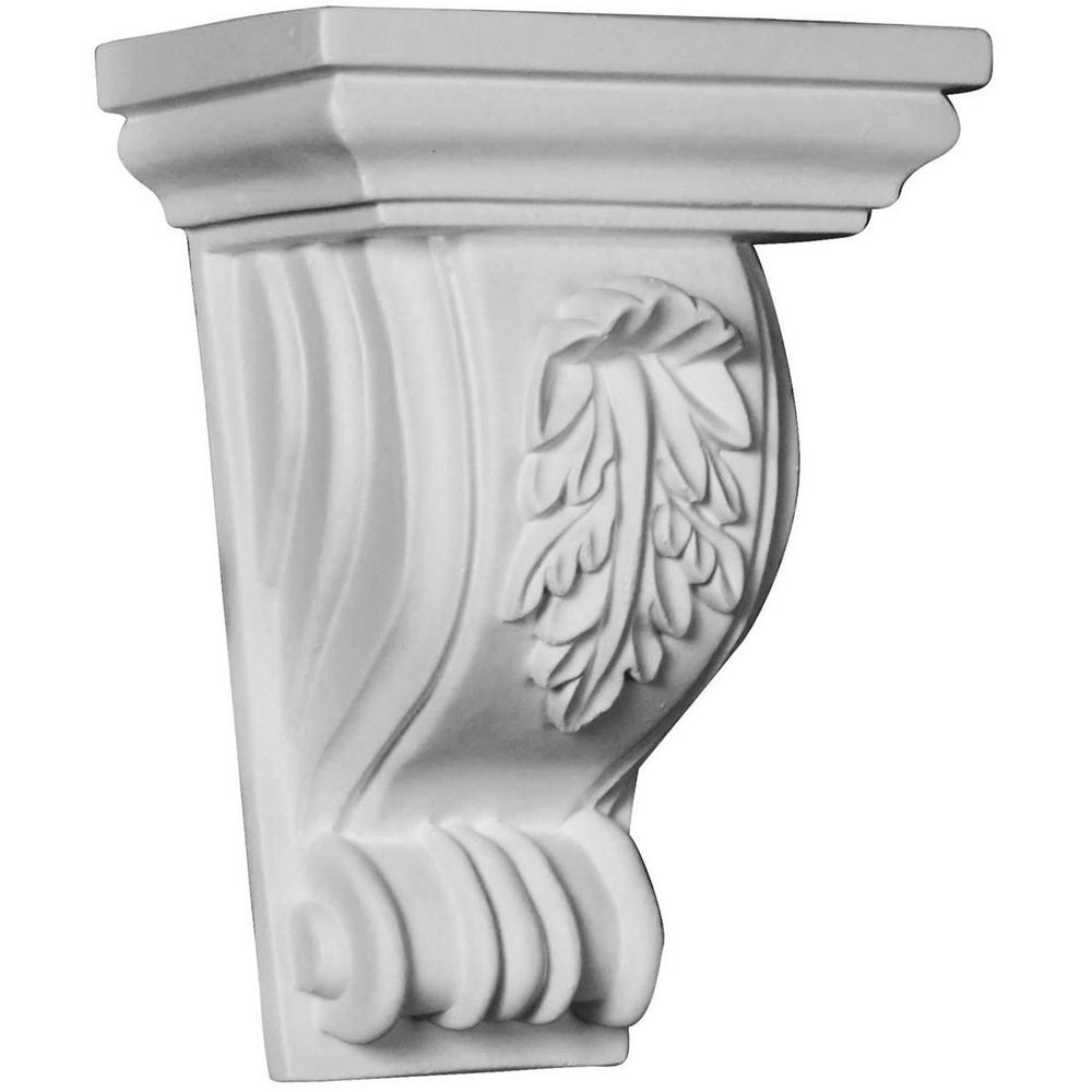 Ekena Millwork COR08X06X13LF-CASE-2 Corbel Factory Primed and Ready for Paint