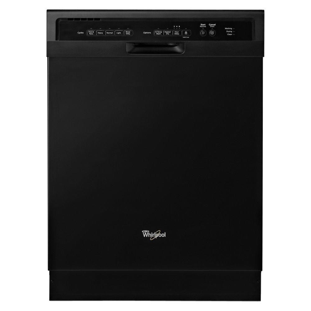 Whirlpool Front Control Dishwasher In Monochromatic Stainless Steel ...