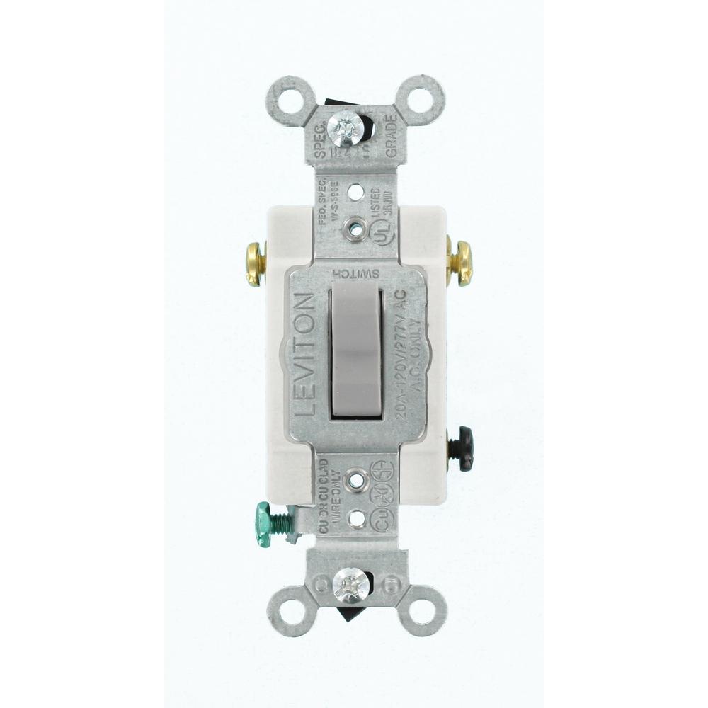 Leviton 20 Amp 3 Way Switch Wiring - 3 Way Switch Wiring Diagram