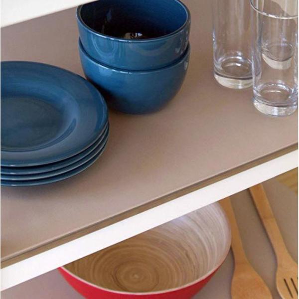 Con Tact Grip Taupe Shelf Drawer Liner 04f C6u59 06 The Home Depot
