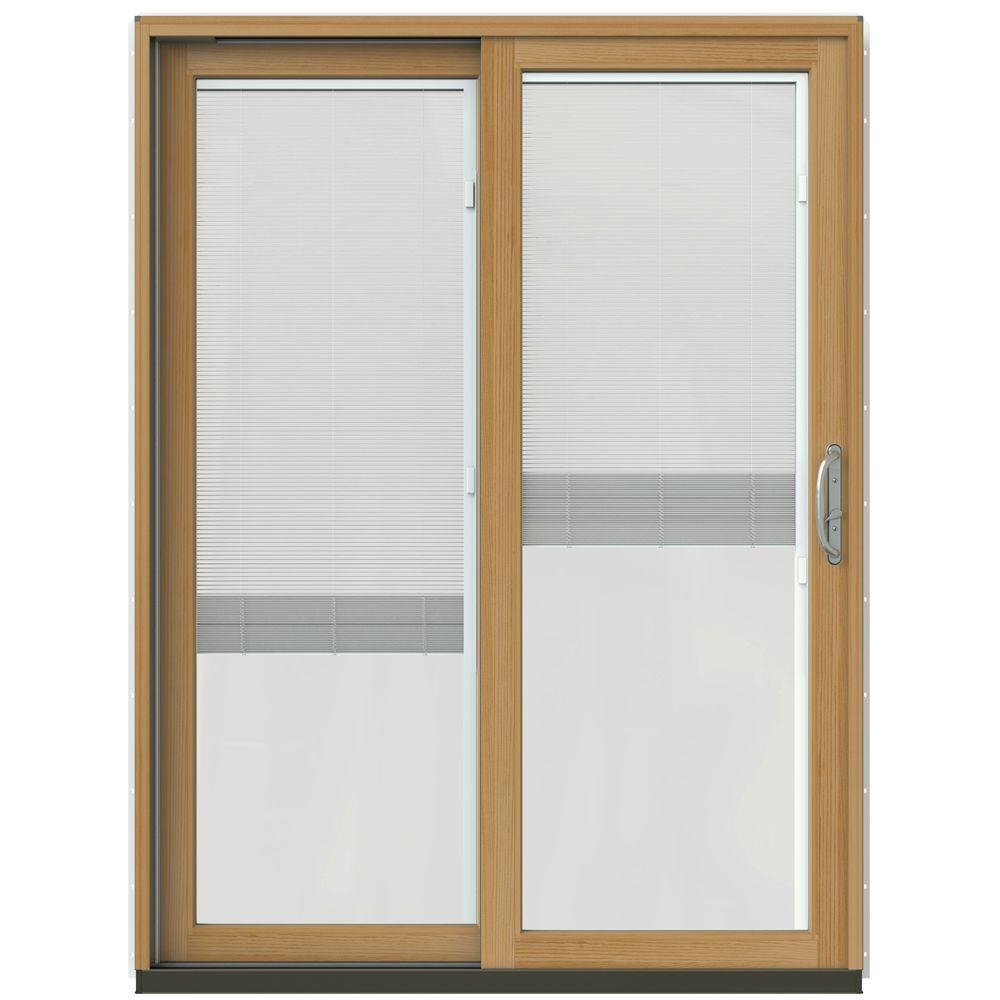 JELDWEN 59.25 in. x 79.5 in. W2500 Hartford Green Prehung LeftHand