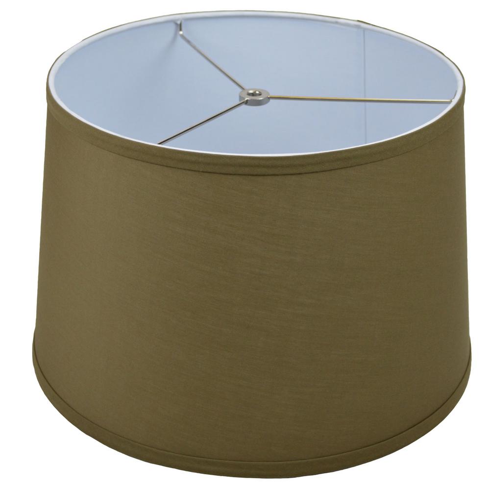 Fenchelshades Fenchel Shades 13 In Top Diameter X 15 Bottom Fenchel Shades 13 In Top Diameter X 15 Bottom 10 Slant Empire Lamp Shade Linen Olive Drab