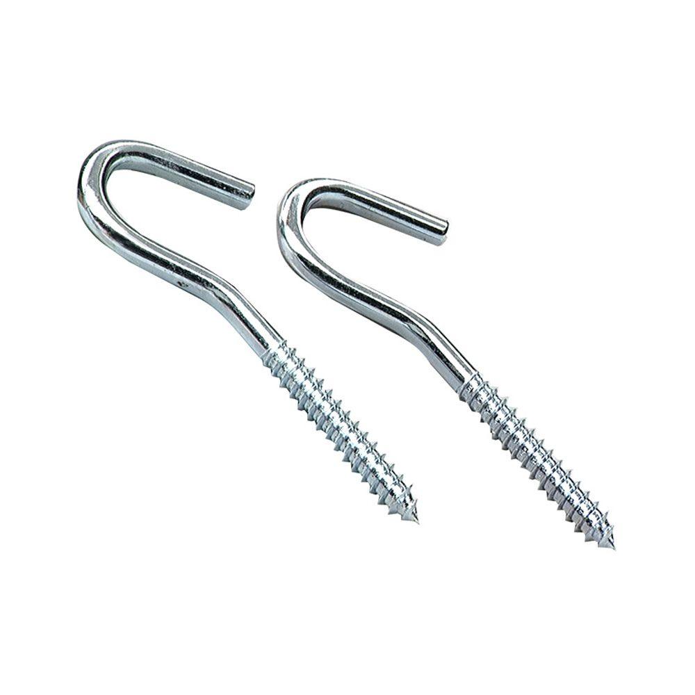Crown Bolt 6 ZincPlated Screw Hooks (25Pack)14092 The Home Depot