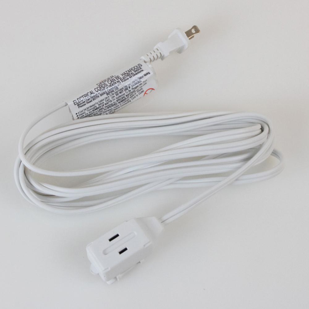 HDX 15 ft. 16/3 Indoor/Outdoor Extension Cord, White (6Pack)HD