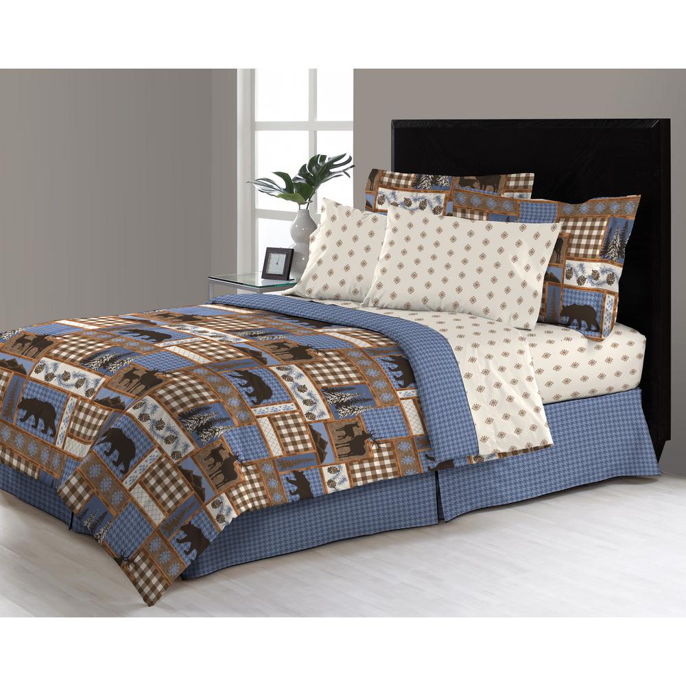 Morgan Home Mhf Manitoba Trail Reversible 8 Piece Bed In A Bag Morgan Home Mhf Manitoba Trail Reversible 8 Piece Bed In A