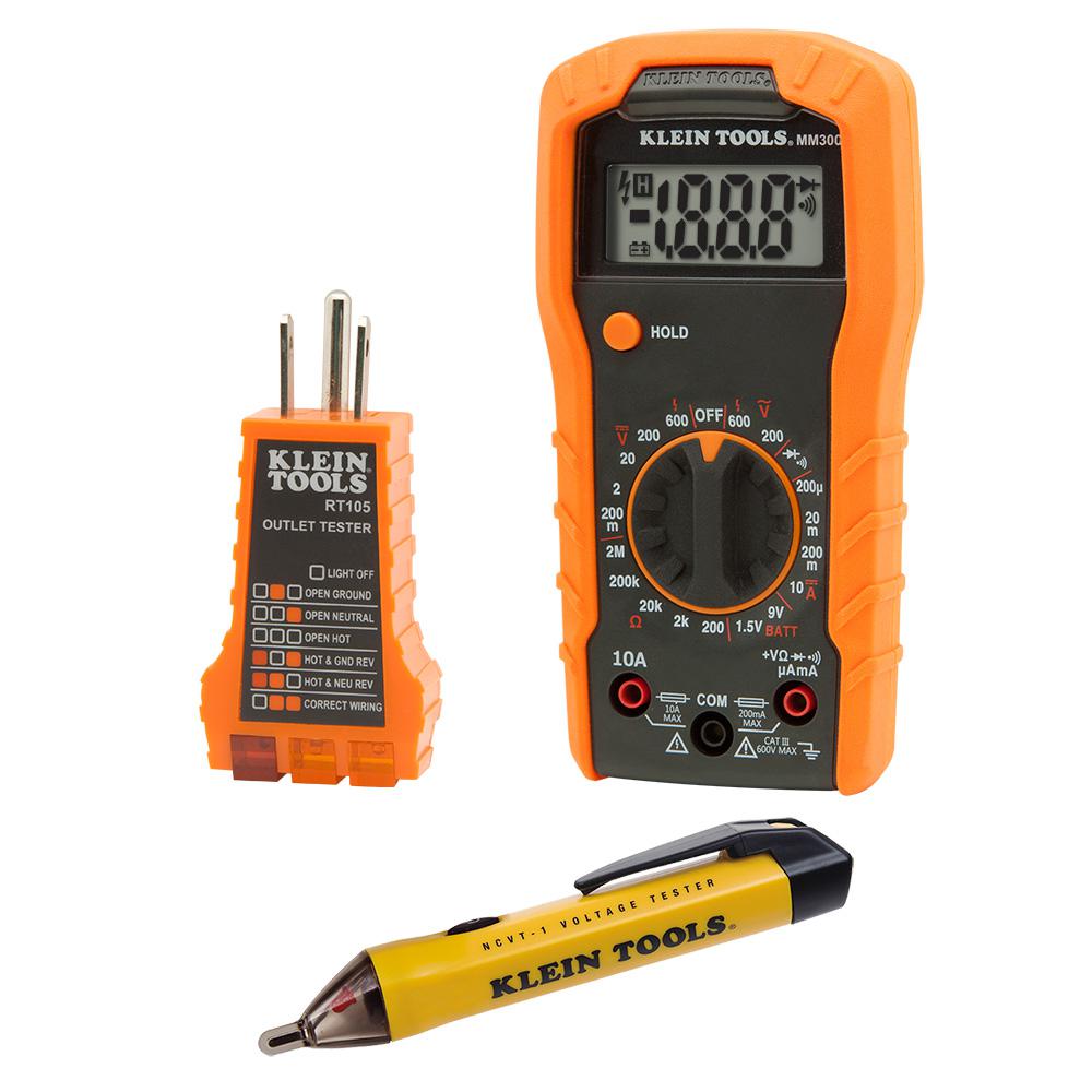 Dual Range Non Contact Voltage Tester 12 1000v Ac Ncvt2p Klein Tools For Professionals Since 1857