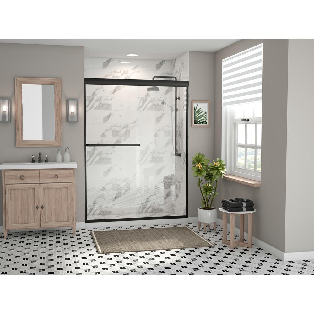 Coastal Shower Doors Paragon 3 16b Series 46 In X 65 In Semi