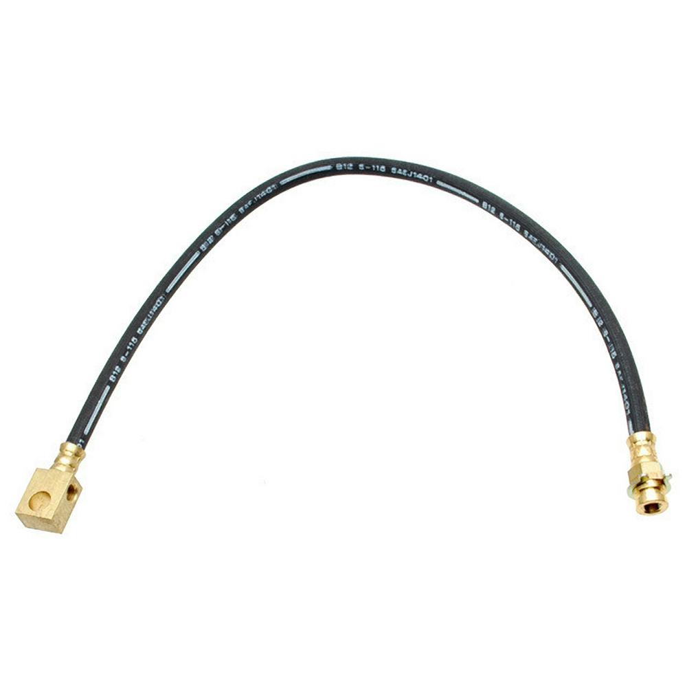 Carbolook Hose /& Stainless Green Banjos Pro Braking PBF4656-CAR-GRE Front Braided Brake Line