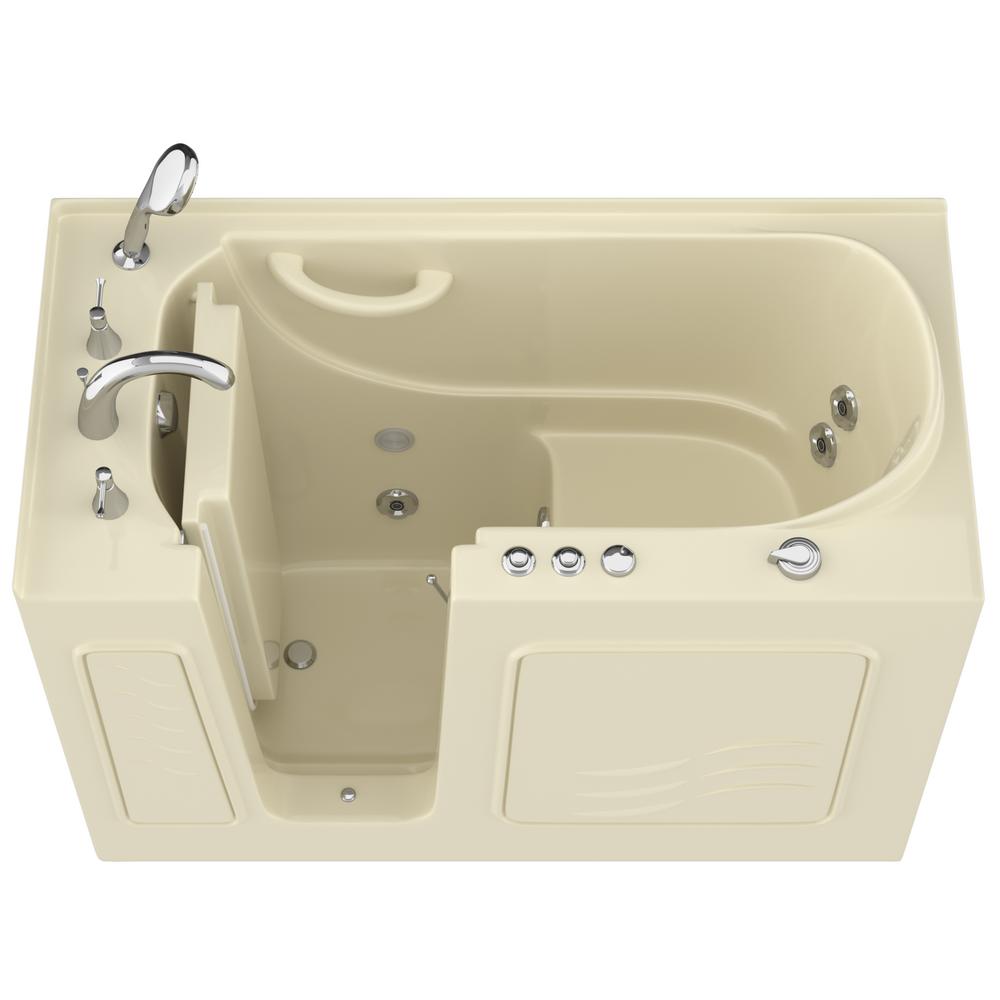 Universal Tubs HD Series 53 in. Left Drain Quick Fill WalkIn Whirlpool