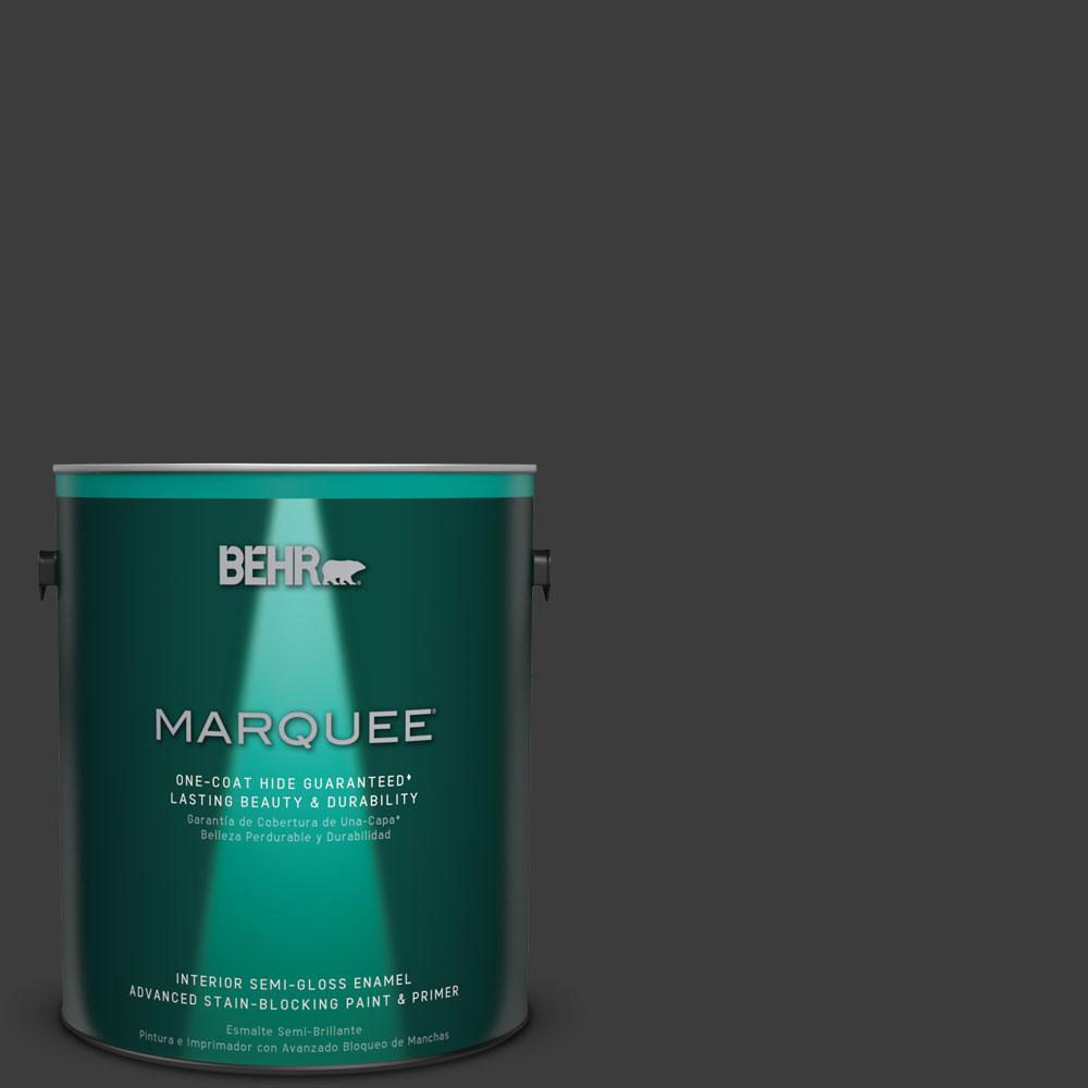 BEHR MARQUEE 1 gal. MQ505 Limousine Leather SemiGloss Enamel