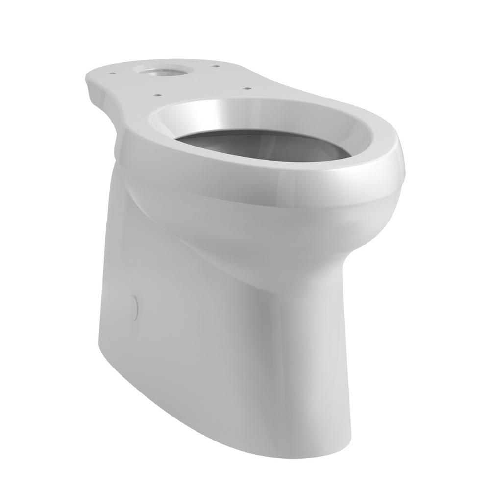 Kohler Cimarron 16 5 In Elongated Toilet Bowl Only Ice Grey K 16 5 In Elongated Toilet Bowl