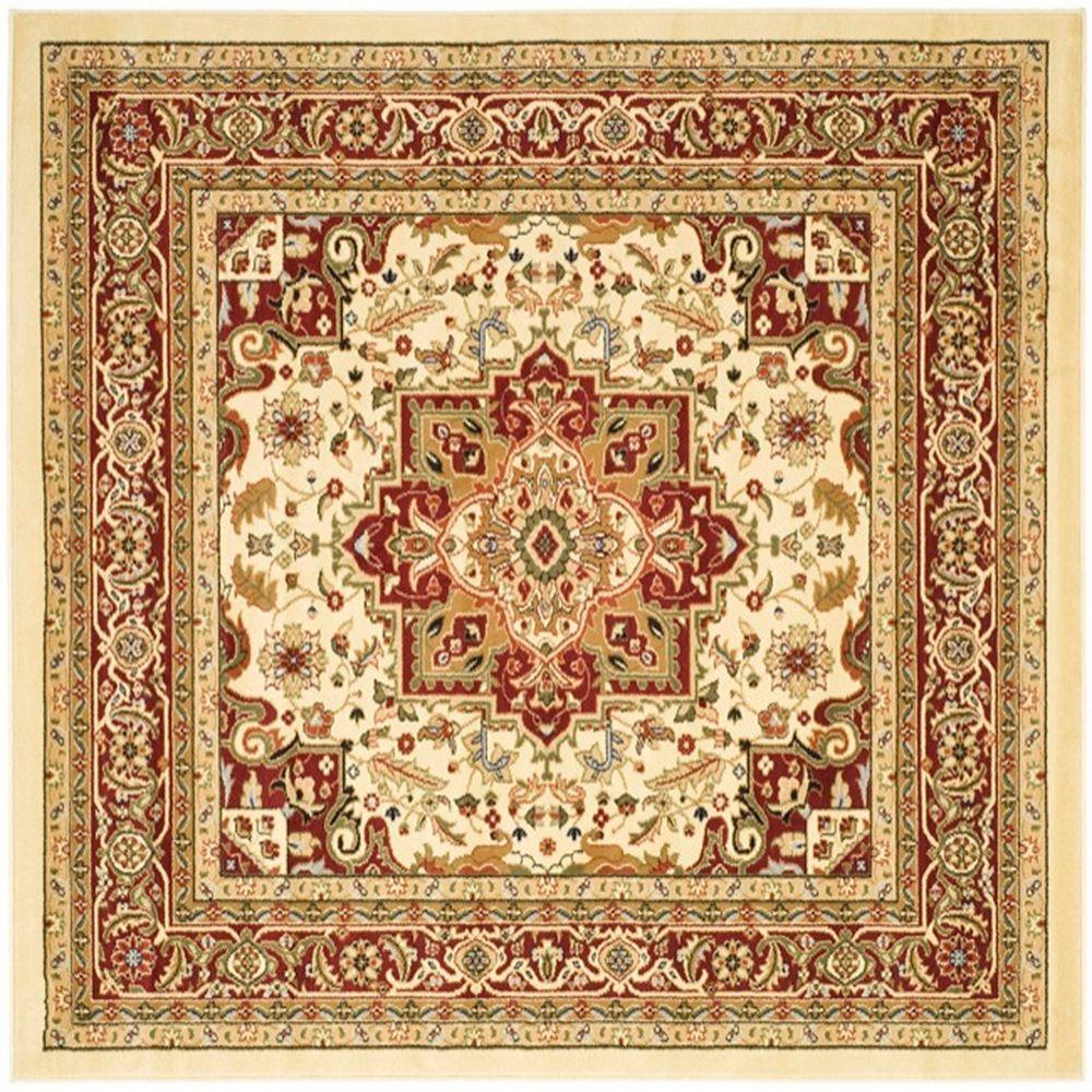 Safavieh Lyndhurst Ivory Red 10 Ft X Square Area Rug Lnh330a 10sq The Home Depot - 10 By Square Area Rugs Safavieh Lyndhurst Ivory Red 10 Ft X Square Area Rug Lnh330a 10sq The Home Depot - 10 By Square Area Rugs