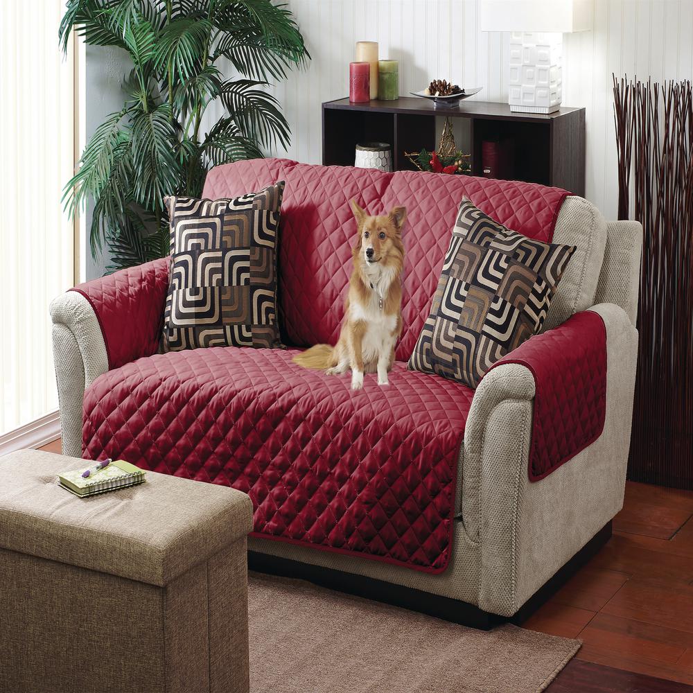 Slipcovers Living Room Furniture The Home Depot Double Side Chair Furniture Protector Cover