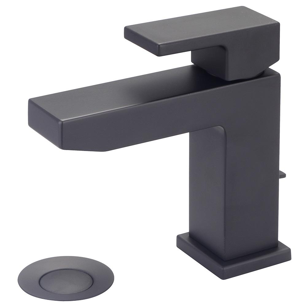 Pioneer Faucets Mod Single Hole SingleHandle Bathroom Faucet in Matte