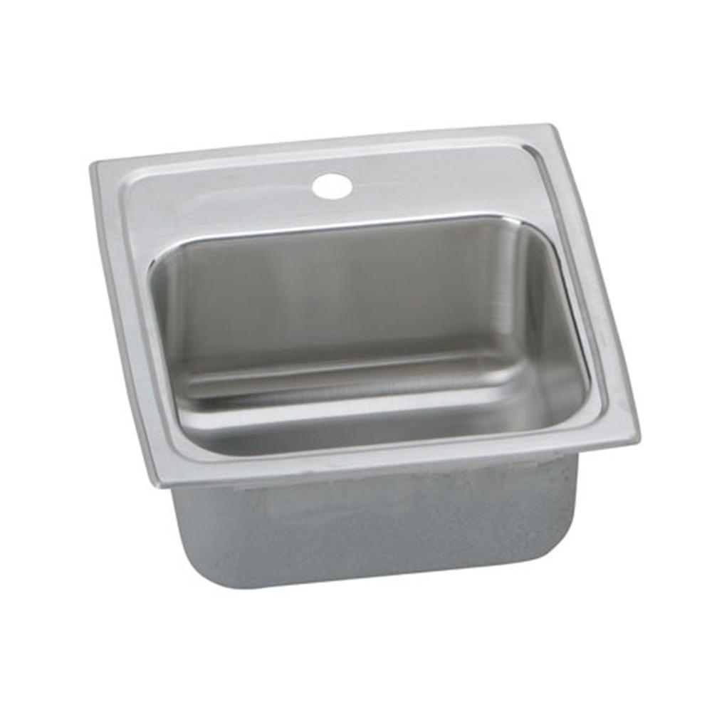 KOHLER Gimlet DropIn Acrylic 15 in. 2Hole Single Bar Kitchen Sink in