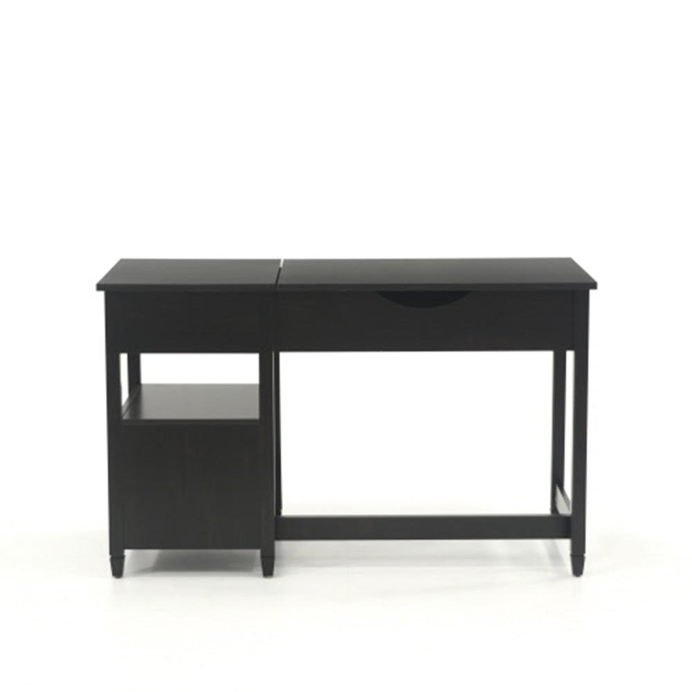 Sauder Edge Water Estate Black Lift Top Desk 422377 The Home Depot Sauder Edge Water Estate Black Lift Top Desk