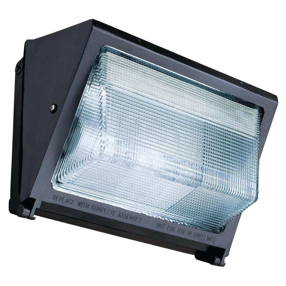 Metal Halide Wall Packs Commercial Lighting The Home Depot 150 Watt Outdoor Bronze Metal Halide Wall Pack Light
