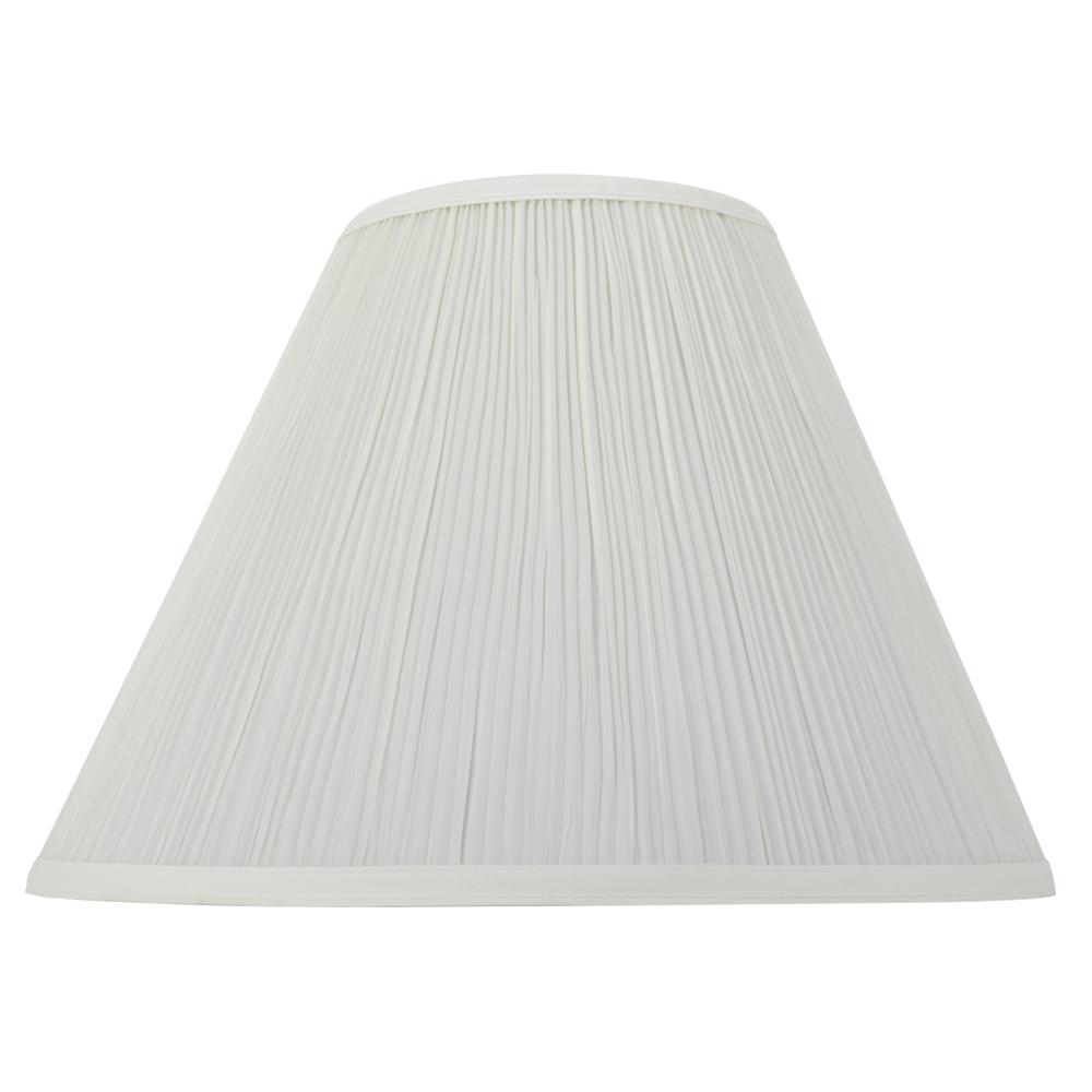 Hampton Bay Mix and Match 17 in. Dia x 12.5 in. H Eggshell Pleat Empire ...