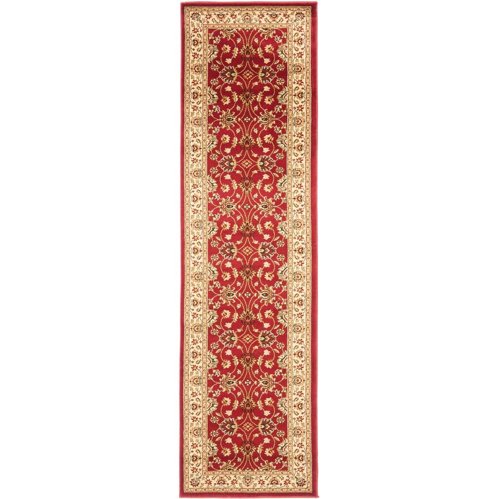 Safavieh Lyndhurst Red/Ivory 2 ft. 3 in. x 16 ft. RunnerLNH5534012