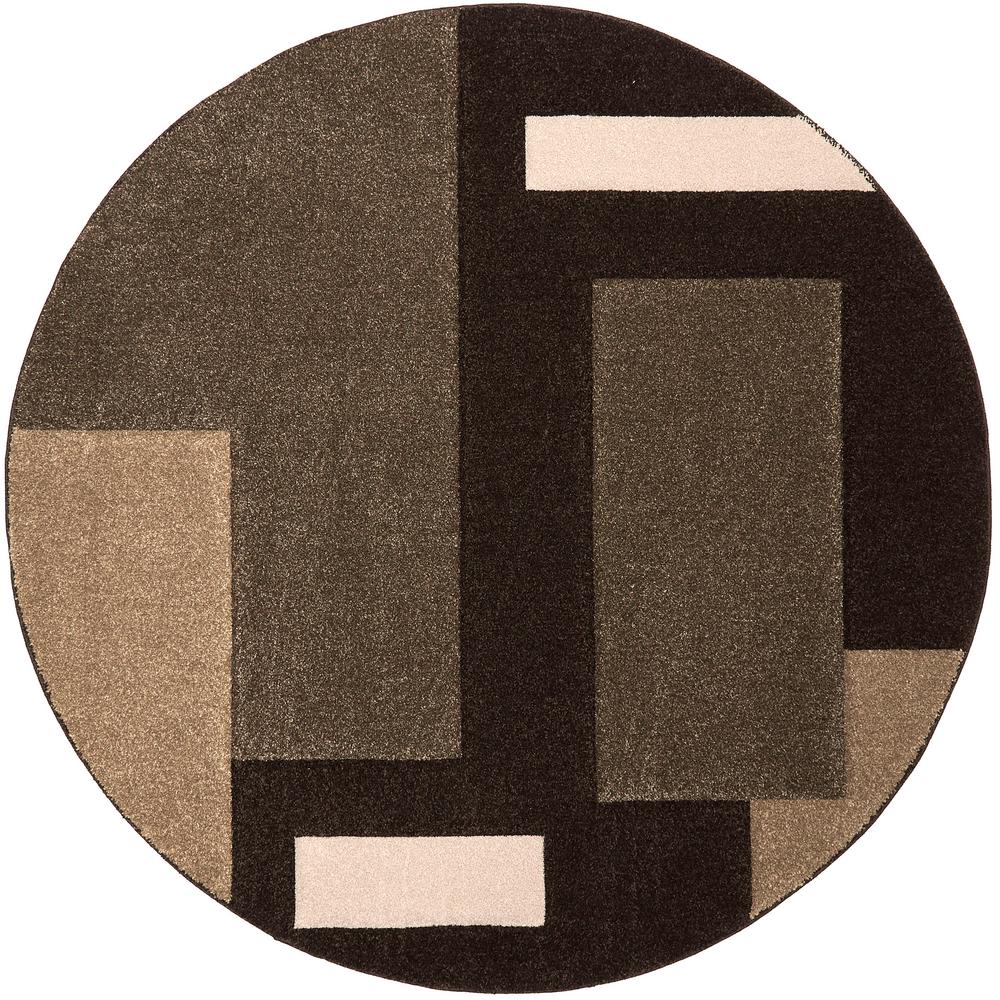 UPC 769924375129 product image for Home Dynamix Sumatra Dark Brown 7 ft. 10 in. Round Indoor Area Rug | upcitemdb.com