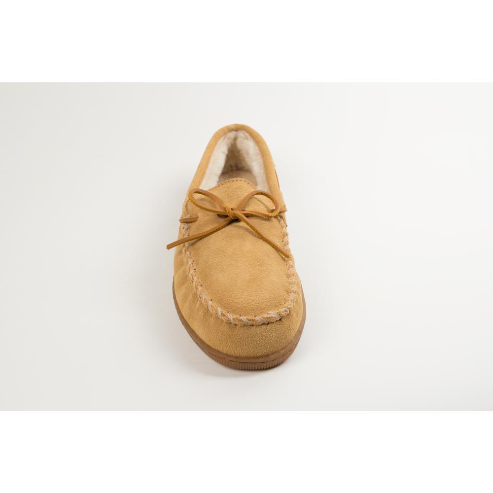 minnetonka men's pile lined hardsole slipper