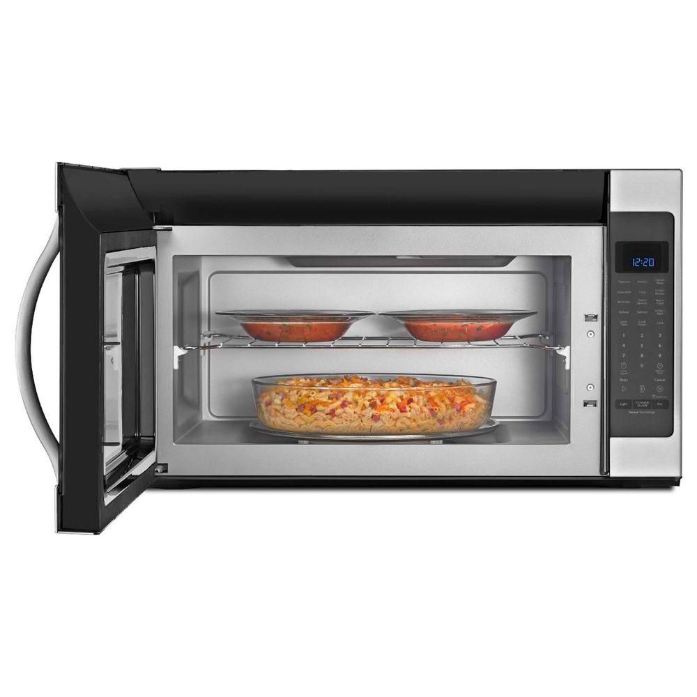 Whirlpool 2 0 Cu Ft Over The Range Microwave In Stainless Steel So Sku 1000040849