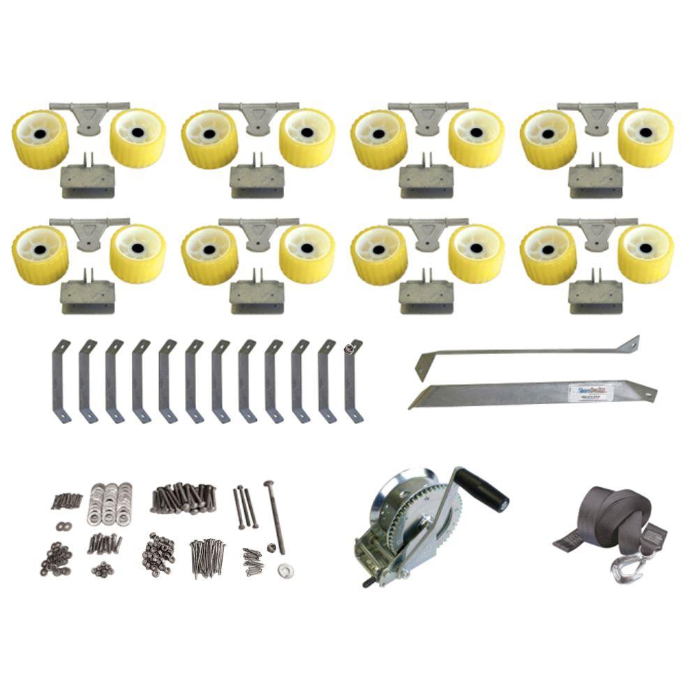 Multinautic Heavy Duty Floating Dock Hinges Kit19133 The Home Depot