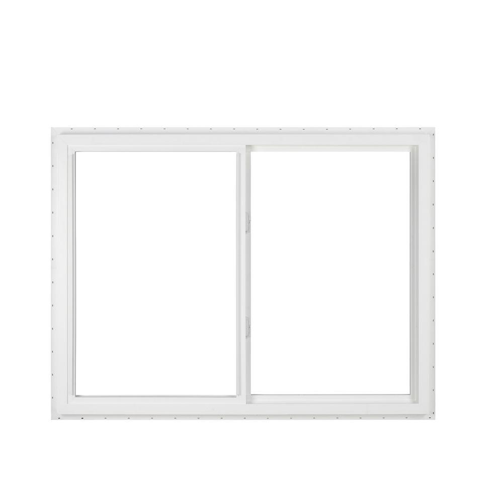 SIMONTON 48 In X 48 In Madeira Right Hand Sliding Vinyl Window 