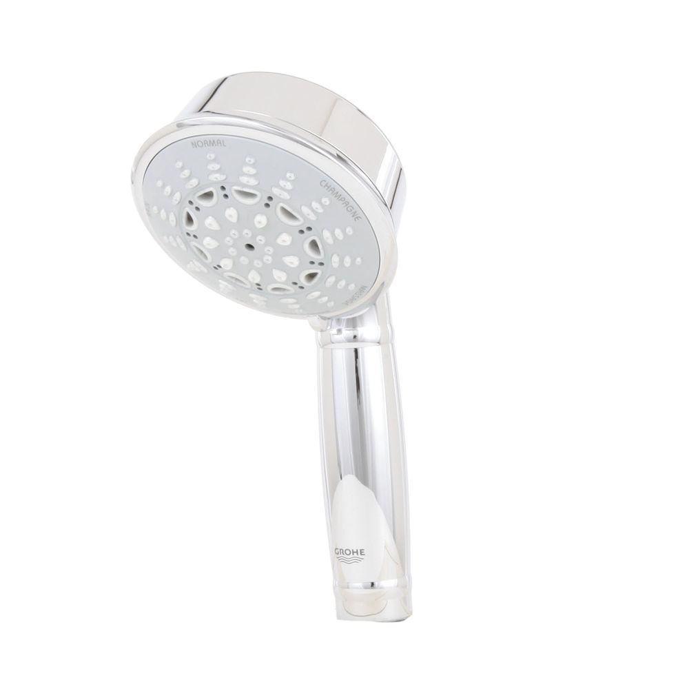 GROHE Relexa Rustic 5Spray Handheld Shower in StarLight Chrome27 125