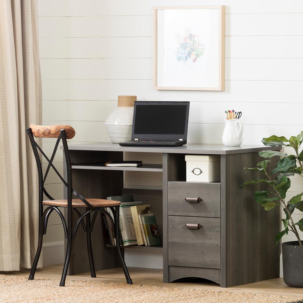 Gray Maple Desks Workstations South Shore Furniture 11929